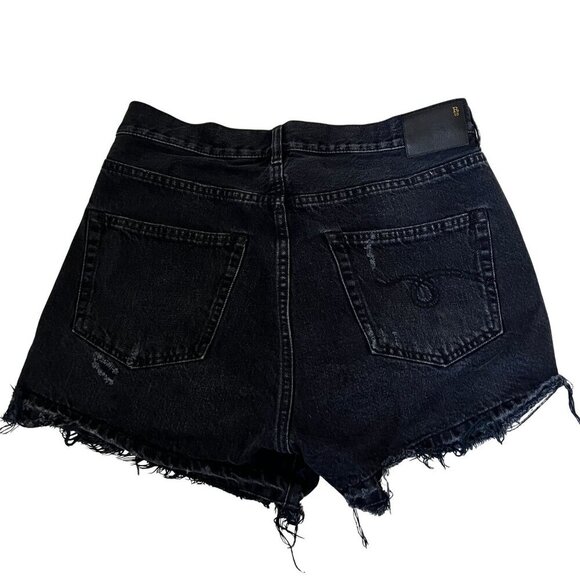 R13 Jake Crossover Denim Jean Shorts Sz 28 - Picture 2 of 9